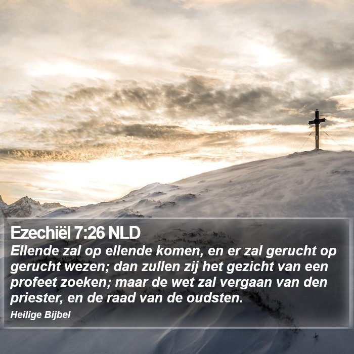 Ezechiël 7:26 NLD Bible Study