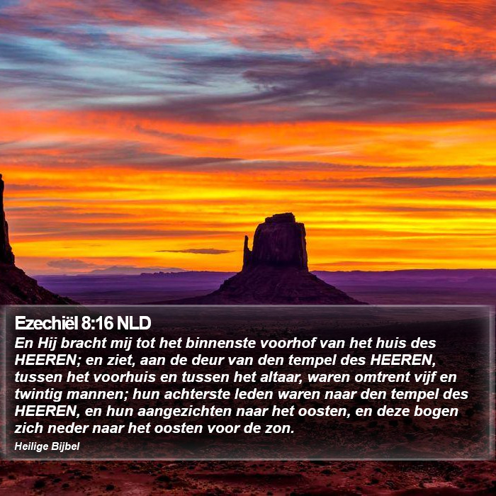 Ezechiël 8:16 NLD Bible Study