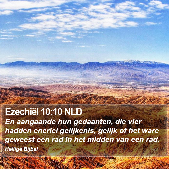 Ezechiël 10:10 NLD Bible Study