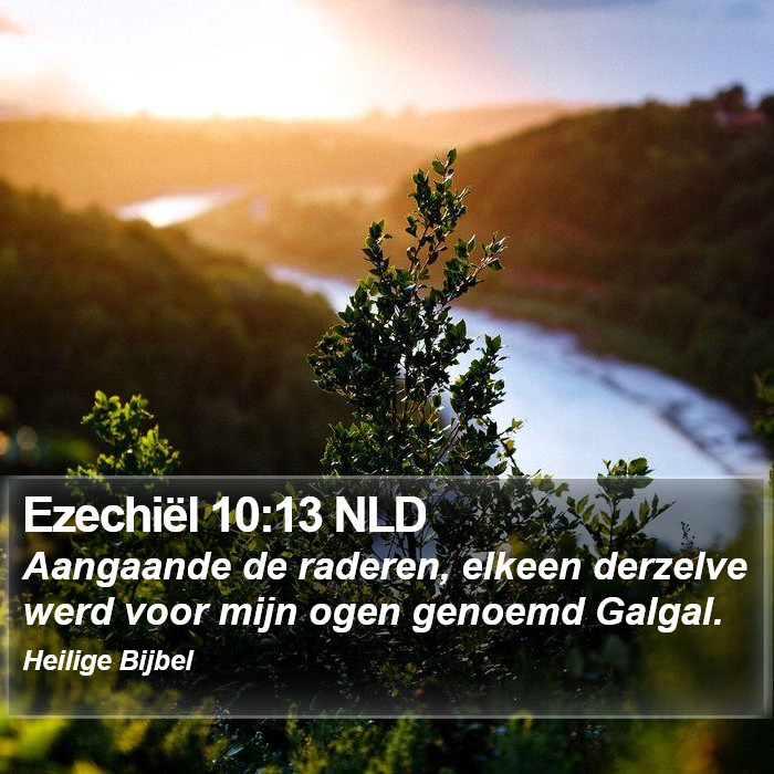 Ezechiël 10:13 NLD Bible Study