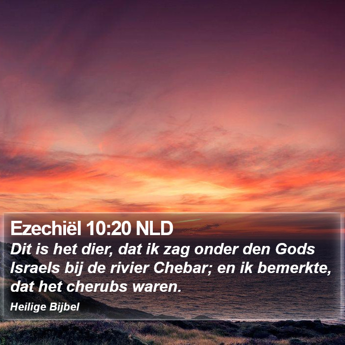 Ezechiël 10:20 NLD Bible Study