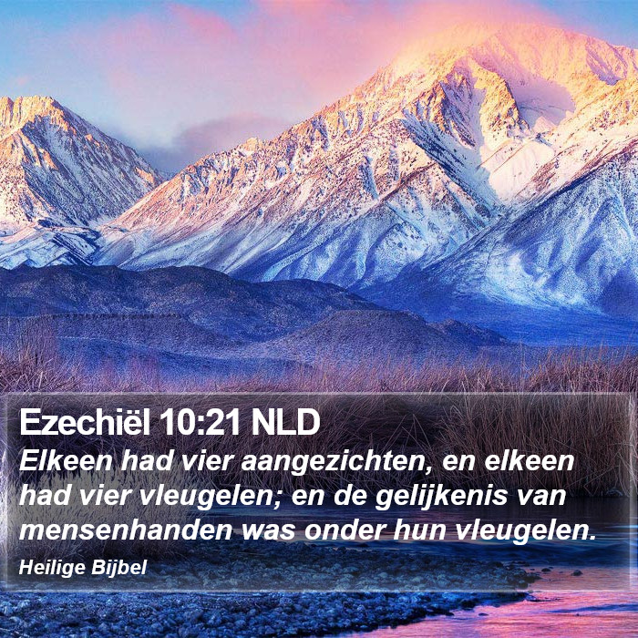Ezechiël 10:21 NLD Bible Study