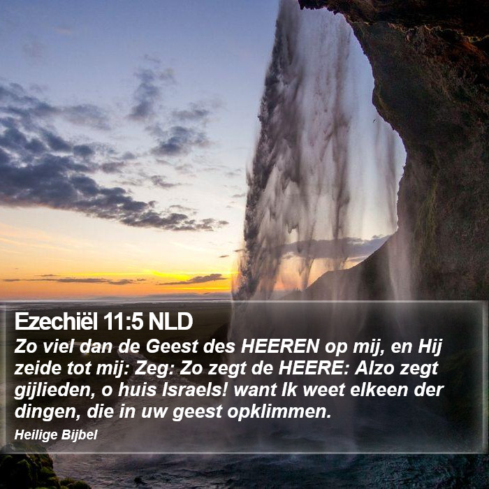 Ezechiël 11:5 NLD Bible Study