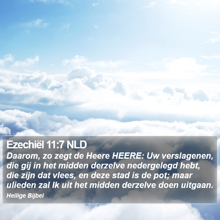 Ezechiël 11:7 NLD Bible Study