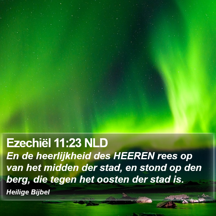 Ezechiël 11:23 NLD Bible Study