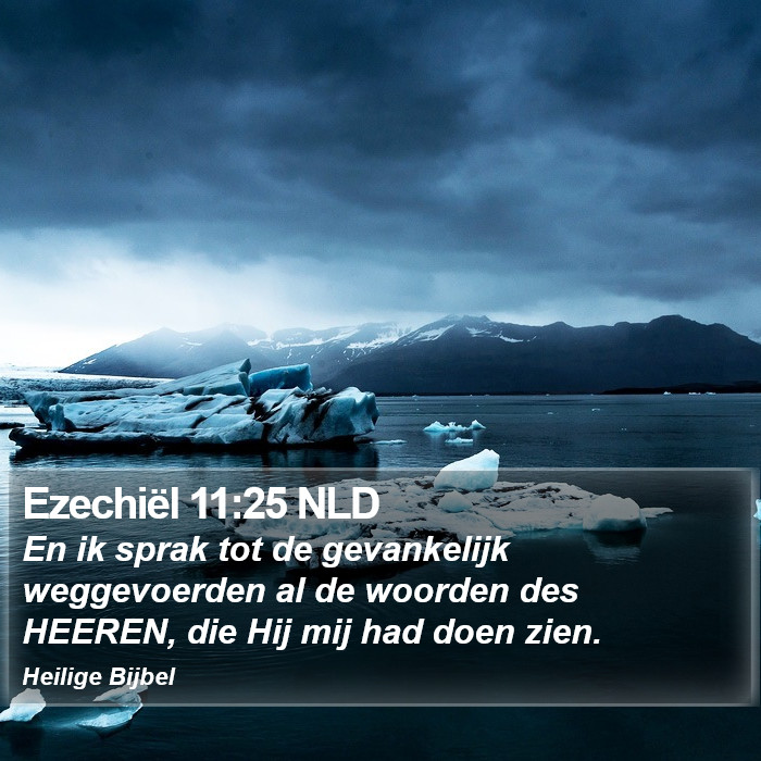 Ezechiël 11:25 NLD Bible Study