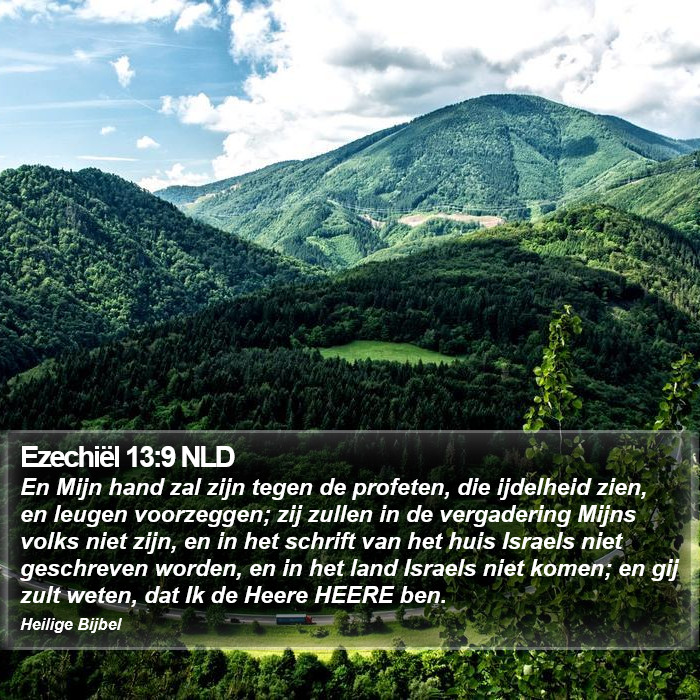 Ezechiël 13:9 NLD Bible Study
