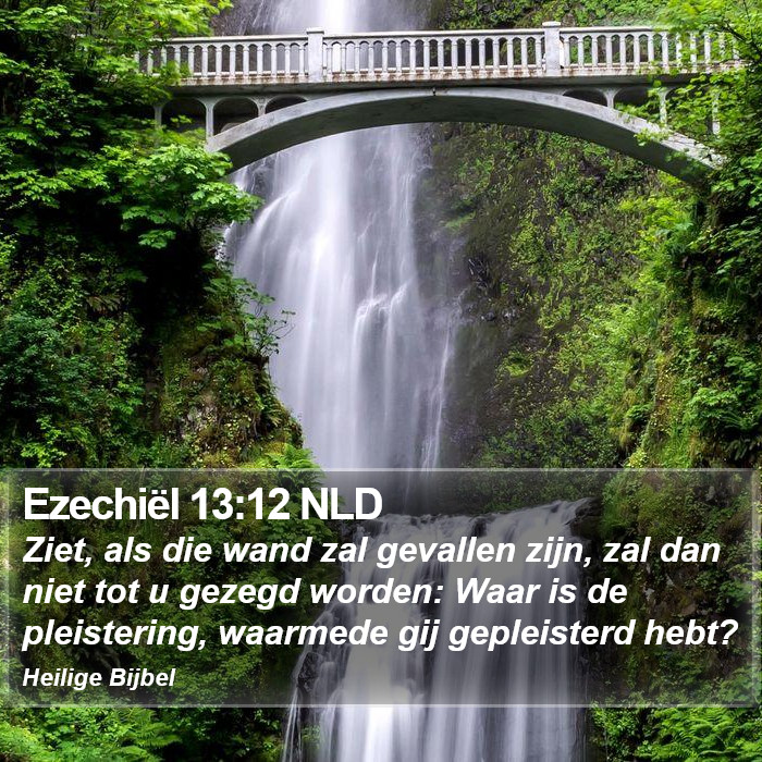 Ezechiël 13:12 NLD Bible Study
