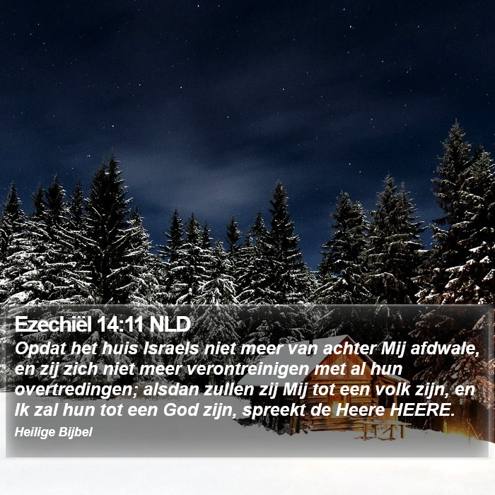 Ezechiël 14:11 NLD Bible Study