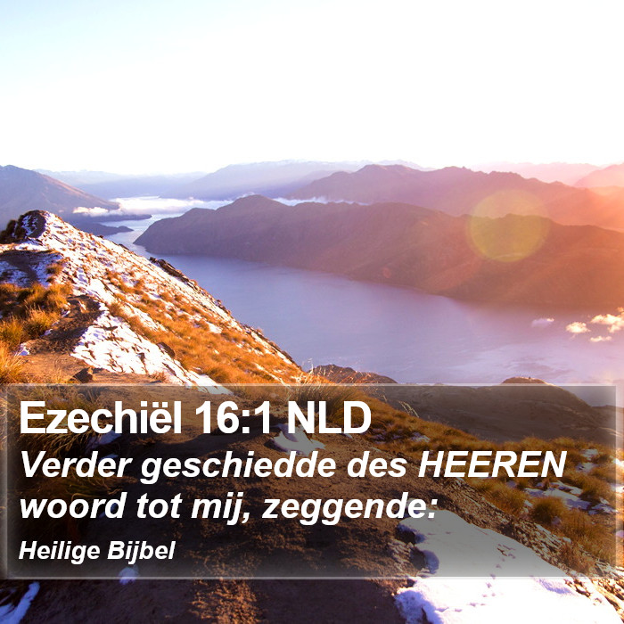 Ezechiël 16:1 NLD Bible Study