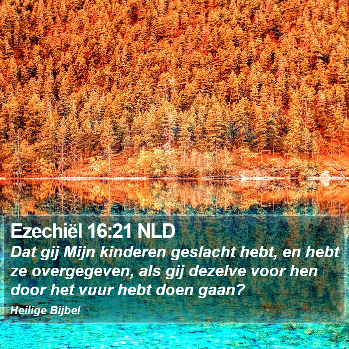 Ezechiël 16:21 NLD Bible Study