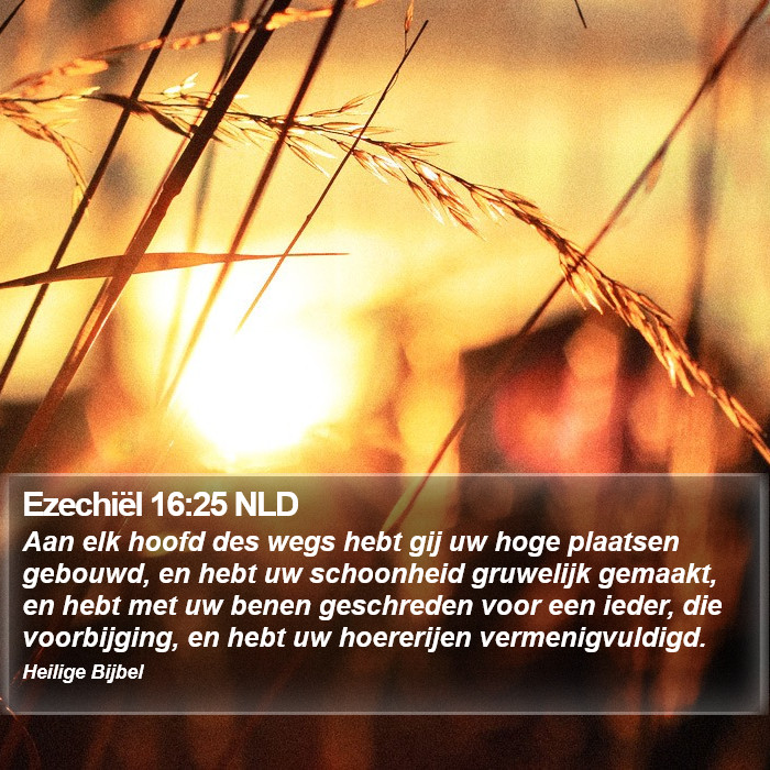 Ezechiël 16:25 NLD Bible Study