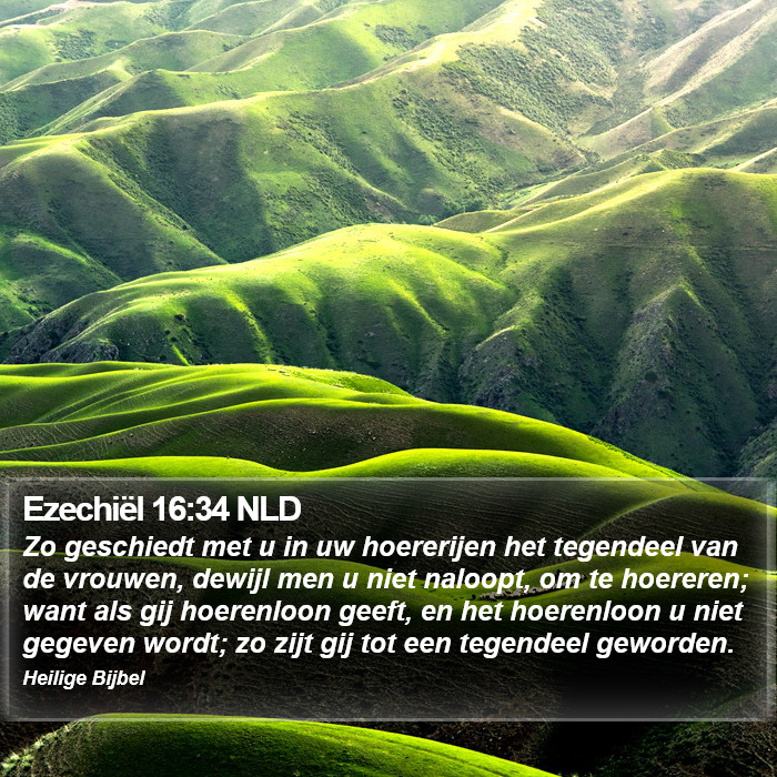 Ezechiël 16:34 NLD Bible Study