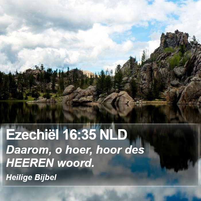 Ezechiël 16:35 NLD Bible Study