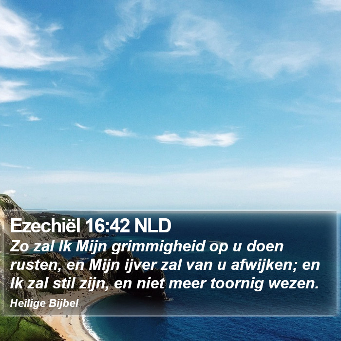 Ezechiël 16:42 NLD Bible Study