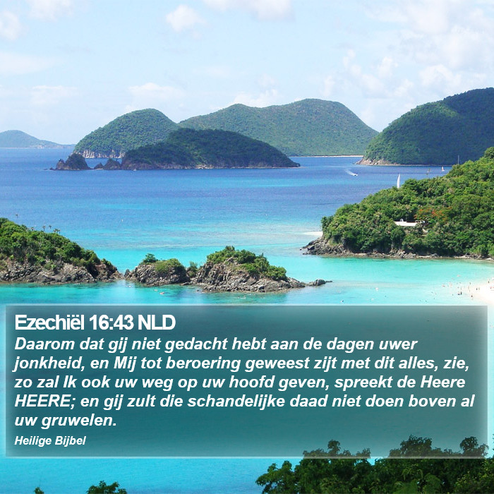 Ezechiël 16:43 NLD Bible Study