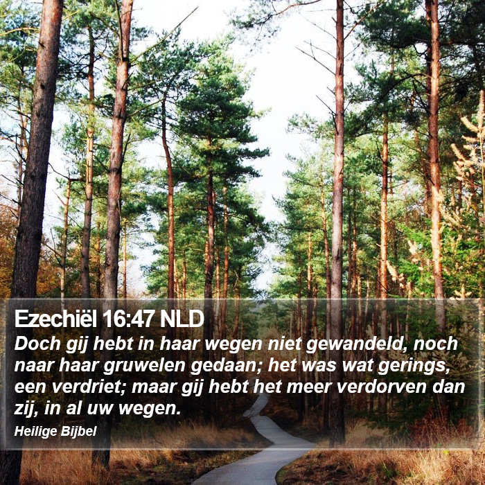 Ezechiël 16:47 NLD Bible Study