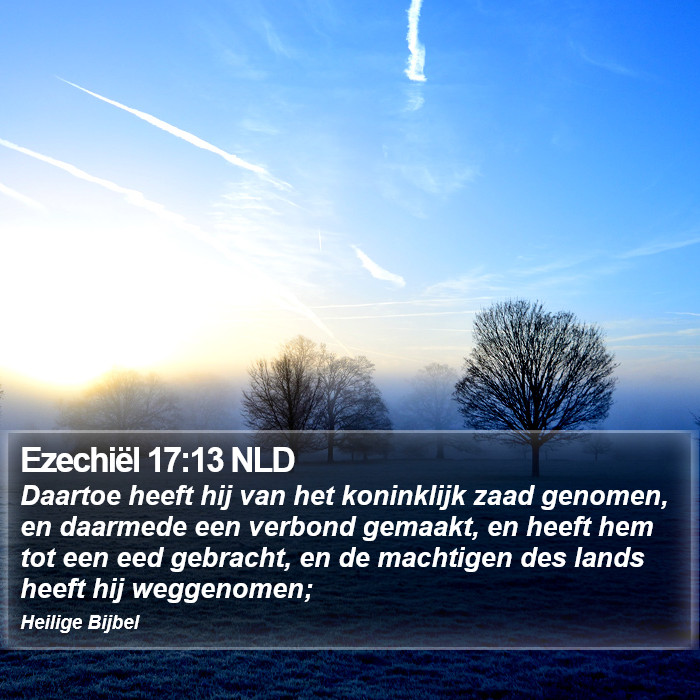 Ezechiël 17:13 NLD Bible Study