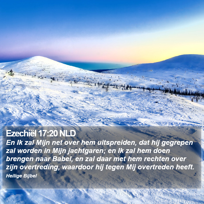 Ezechiël 17:20 NLD Bible Study