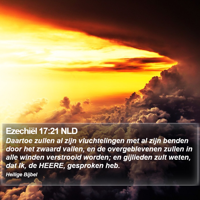 Ezechiël 17:21 NLD Bible Study