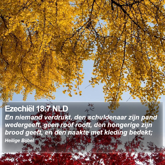 Ezechiël 18:7 NLD Bible Study