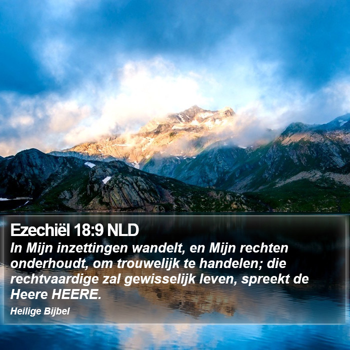 Ezechiël 18:9 NLD Bible Study