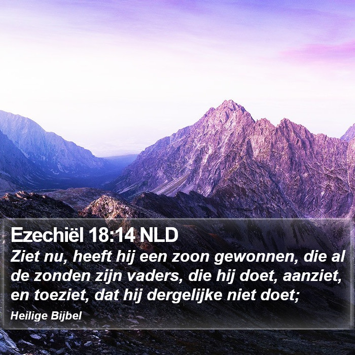 Ezechiël 18:14 NLD Bible Study