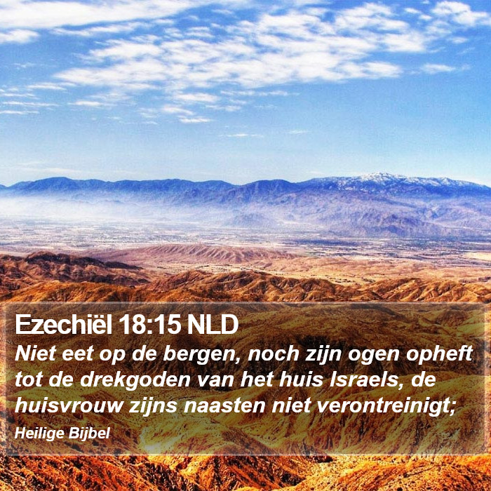 Ezechiël 18:15 NLD Bible Study