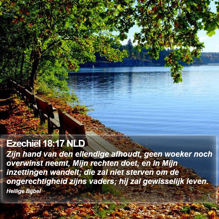 Ezechiël 18:17 NLD Bible Study