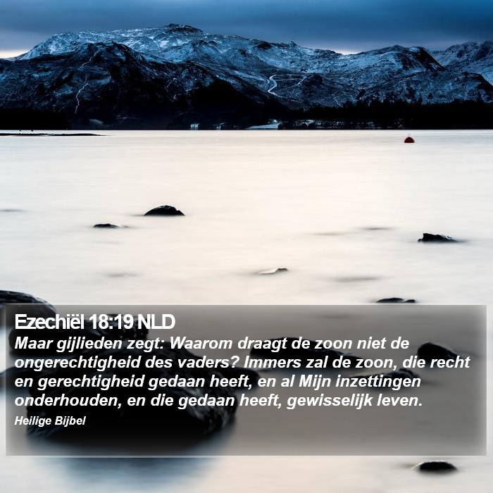 Ezechiël 18:19 NLD Bible Study