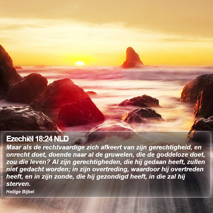 Ezechiël 18:24 NLD Bible Study