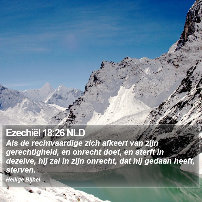 Ezechiël 18:26 NLD Bible Study