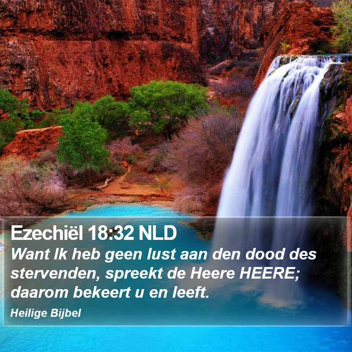 Ezechiël 18:32 NLD Bible Study