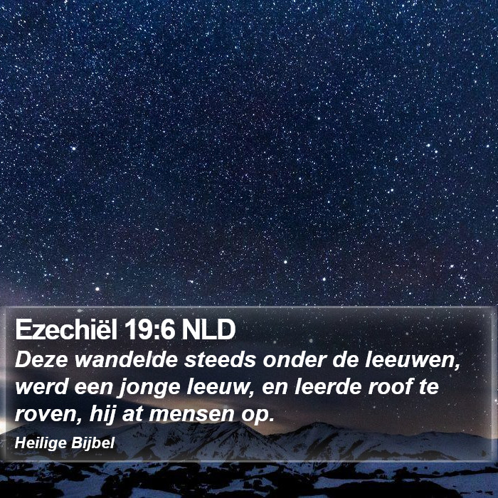 Ezechiël 19:6 NLD Bible Study