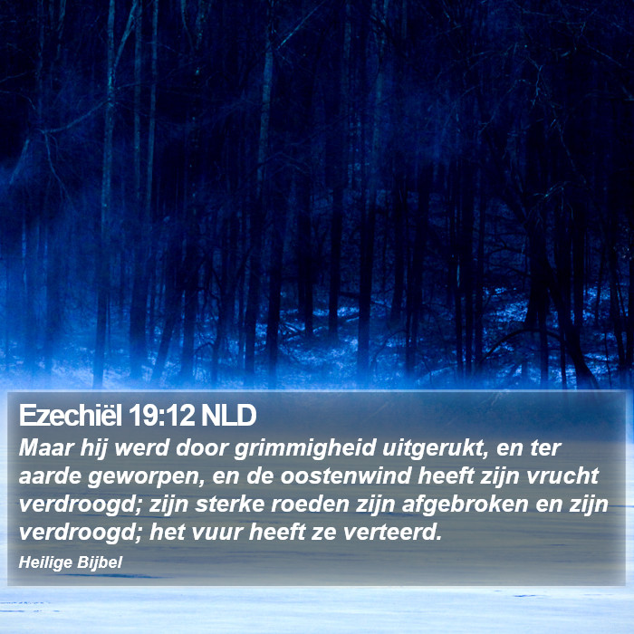 Ezechiël 19:12 NLD Bible Study