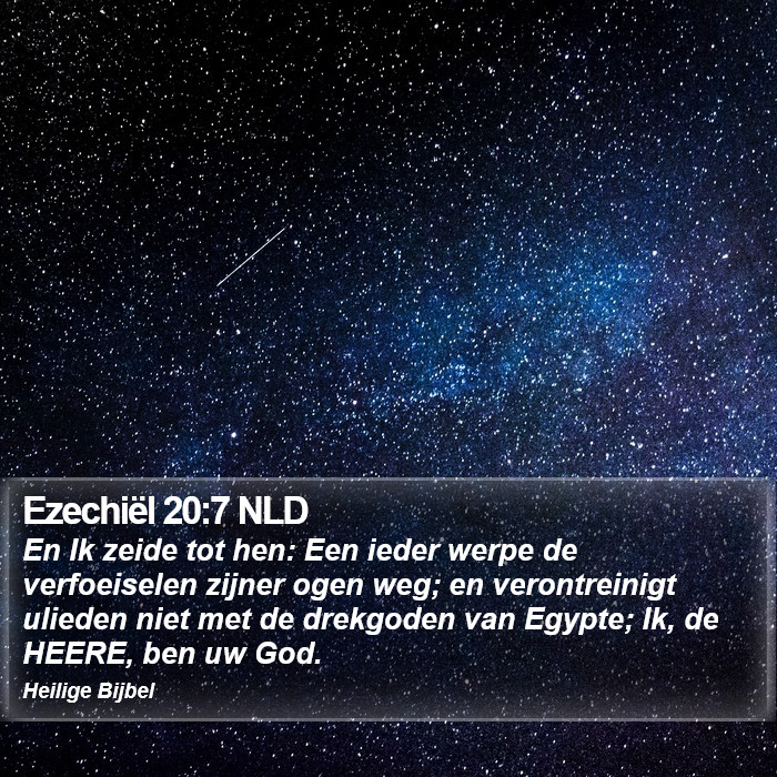 Ezechiël 20:7 NLD Bible Study