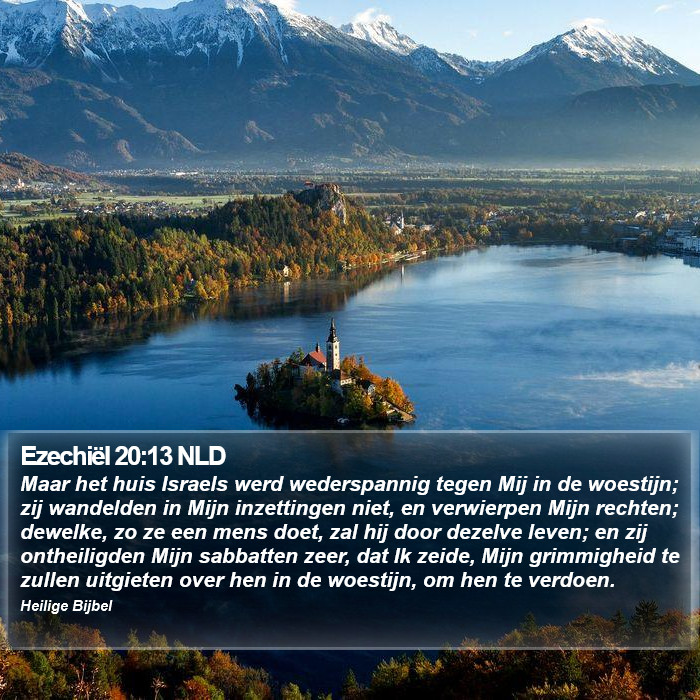 Ezechiël 20:13 NLD Bible Study