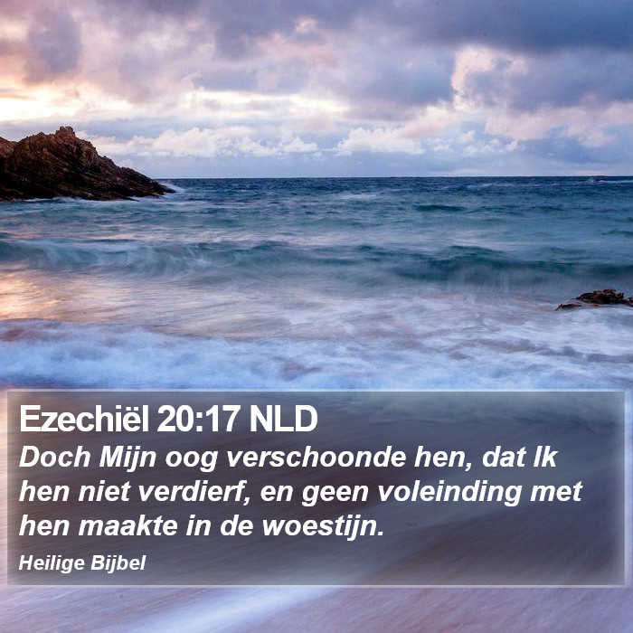 Ezechiël 20:17 NLD Bible Study