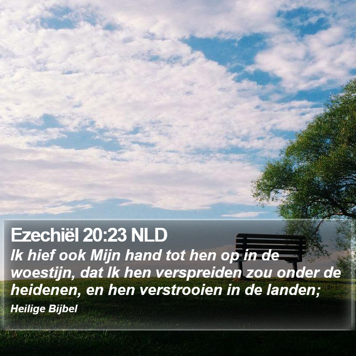 Ezechiël 20:23 NLD Bible Study