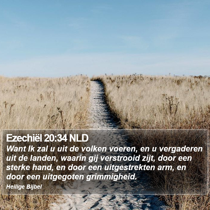 Ezechiël 20:34 NLD Bible Study