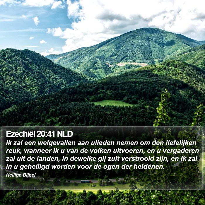 Ezechiël 20:41 NLD Bible Study