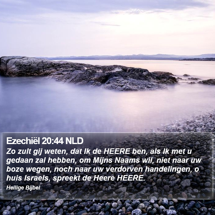 Ezechiël 20:44 NLD Bible Study