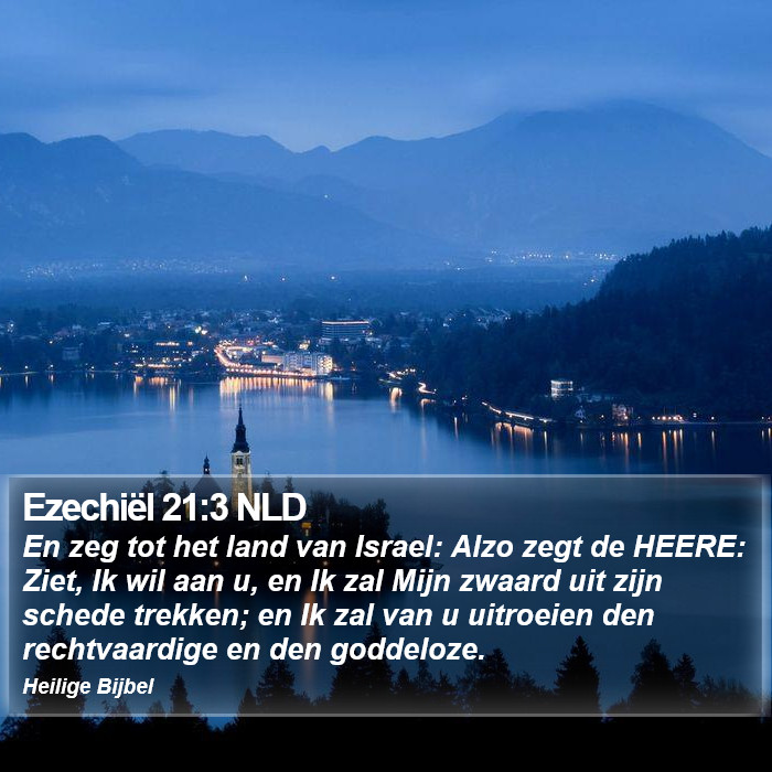 Ezechiël 21:3 NLD Bible Study