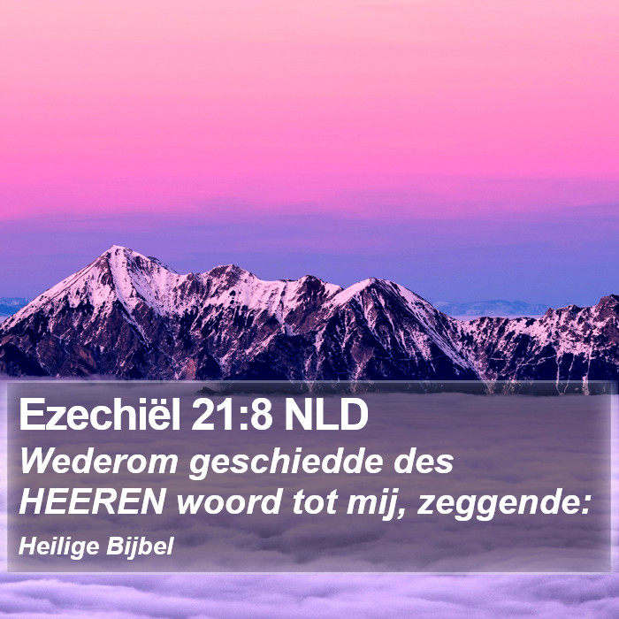 Ezechiël 21:8 NLD Bible Study