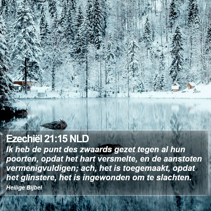 Ezechiël 21:15 NLD Bible Study