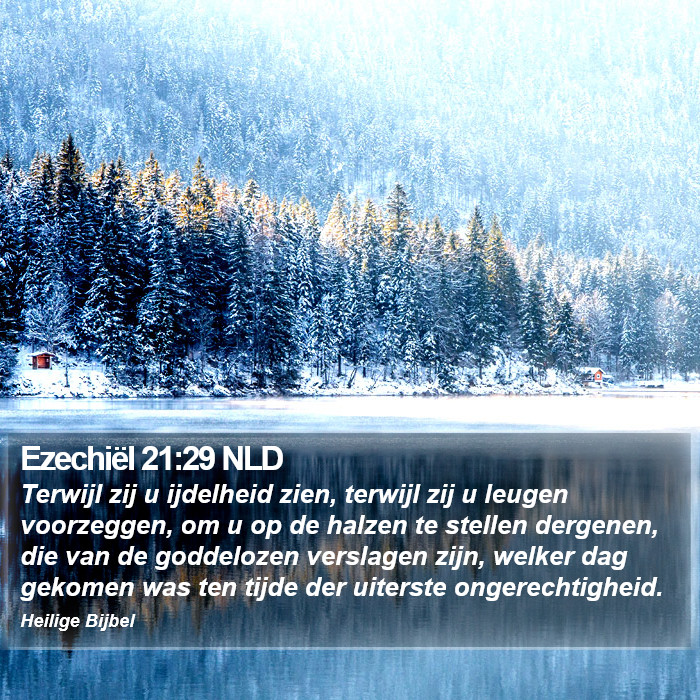 Ezechiël 21:29 NLD Bible Study