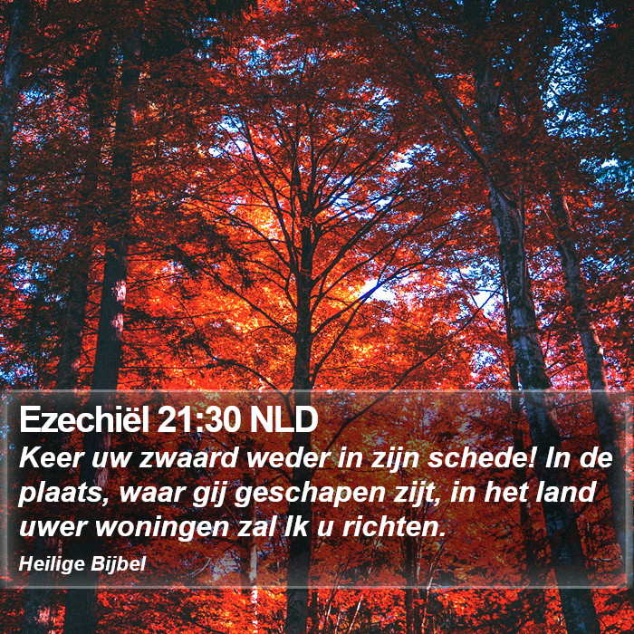 Ezechiël 21:30 NLD Bible Study