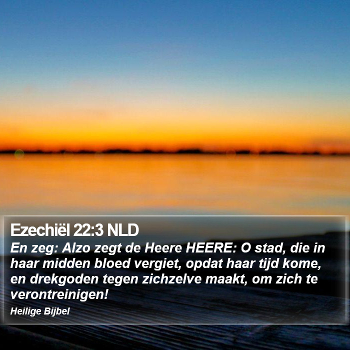 Ezechiël 22:3 NLD Bible Study