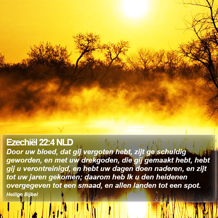 Ezechiël 22:4 NLD Bible Study