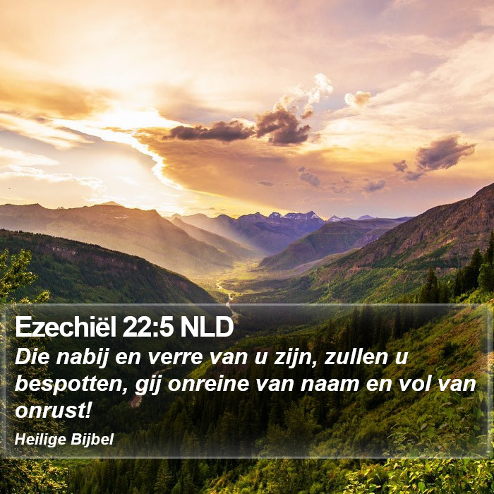 Ezechiël 22:5 NLD Bible Study